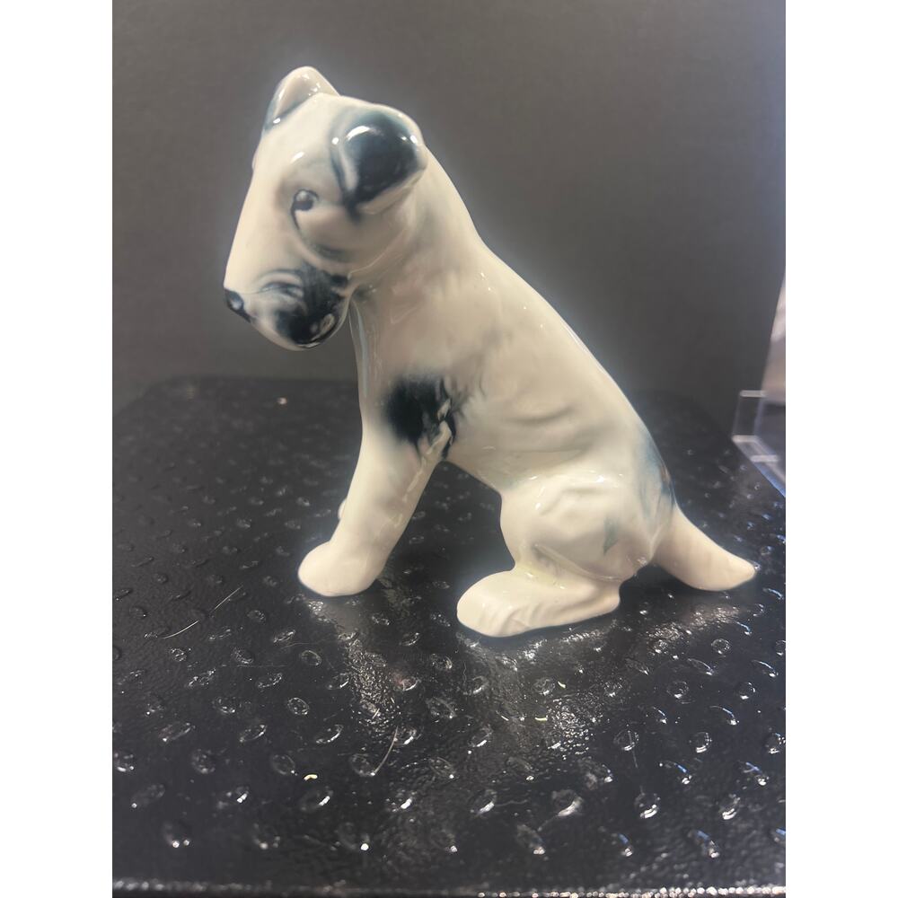 Fox Terrier Ceramic Figurine